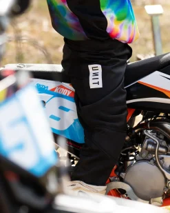 Unit Clothing KIDS STACK MX PANTS BLACK Best