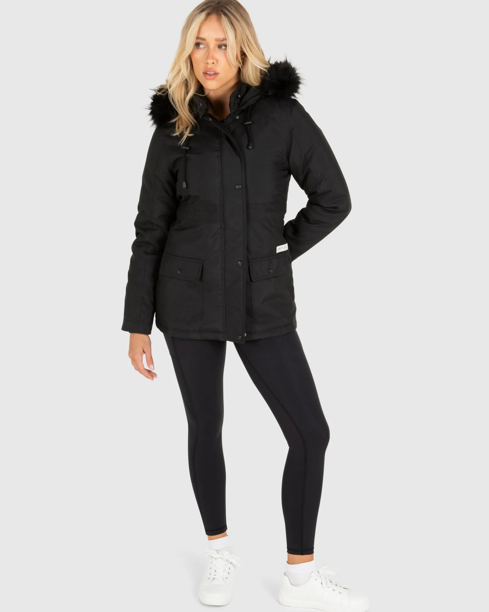 Unit Clothing UNIT Aspect Ladies Jacket BLACK Discount