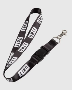 Unit Clothing UNIT Block Lanyard BLACK Best Sale