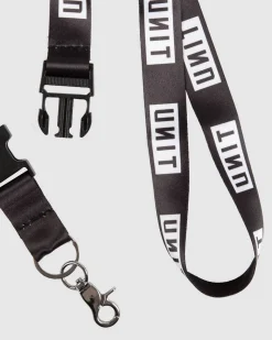 Unit Clothing UNIT Block Lanyard BLACK Best Sale
