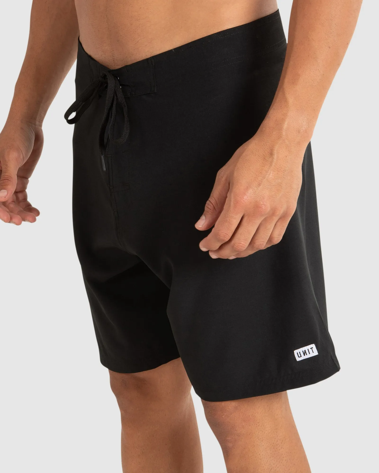 Unit Clothing UNIT Box Mens 19" Boardshorts BLACK Clearance