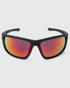 Unit Clothing UNIT Bullet - Medium Impact Safety Sunglasses - BLACK ORANGE Flash Sale