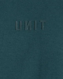 Unit Clothing UNIT Central Mens T-Shirt DK TEAL Best
