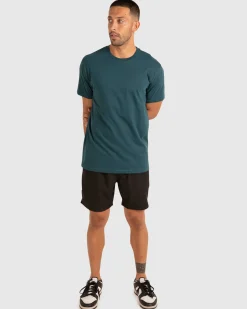 Unit Clothing UNIT Central Mens T-Shirt DK TEAL Best