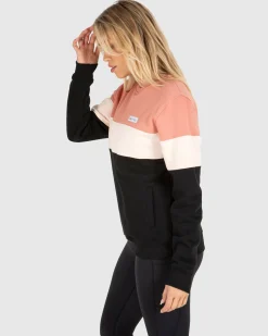 Unit Clothing UNIT Coco Crew Ladies Crew Sweater DUSTY ROSE Clearance