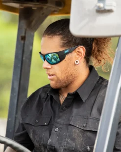 Unit Clothing UNIT Combat - Medium Impact Safety Sunglasses - BLUE Outlet