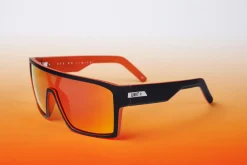 Unit Clothing UNIT Command Sunglasses - Matte Black Orange Polarised MB ORANGE Best Sale