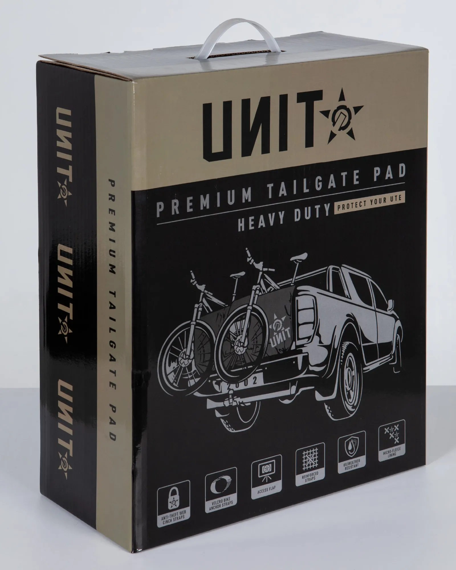 Unit Clothing UNIT Crank Premium Tailgate Pad BLACK Discount