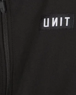 Unit Clothing UNIT Decade Hooded Jacket (Soft Shell) BLACK Fashion