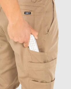 Unit Clothing UNIT Demolition Cargo Cuffed Work Pants Cheap