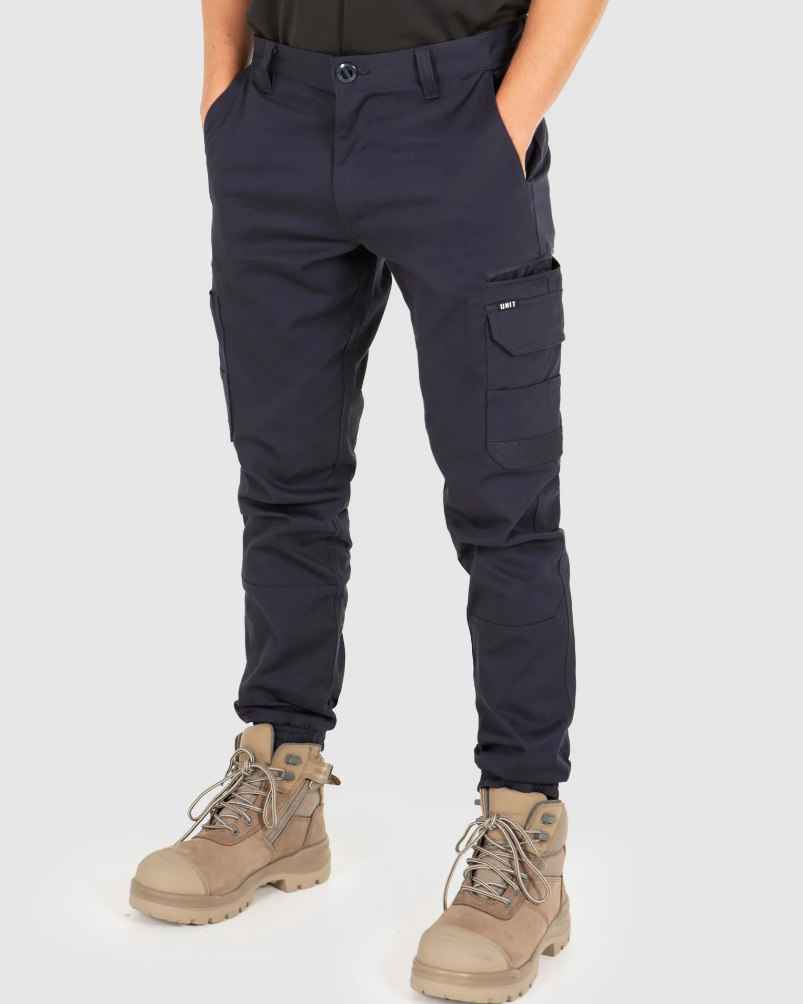 Unit Clothing UNIT Demolition Cargo Cuffed Work Pants Cheap