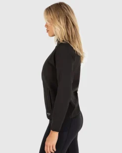 Unit Clothing UNIT Dodge Ladies Jacket - Slim Fit (SOFT SHELL) BLACK Cheap
