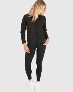 Unit Clothing UNIT Dodge Ladies Jacket - Slim Fit (SOFT SHELL) BLACK Cheap