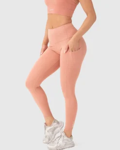 Unit Clothing UNIT Energy Ladies Active Leggings DUSTY ROSE Best
