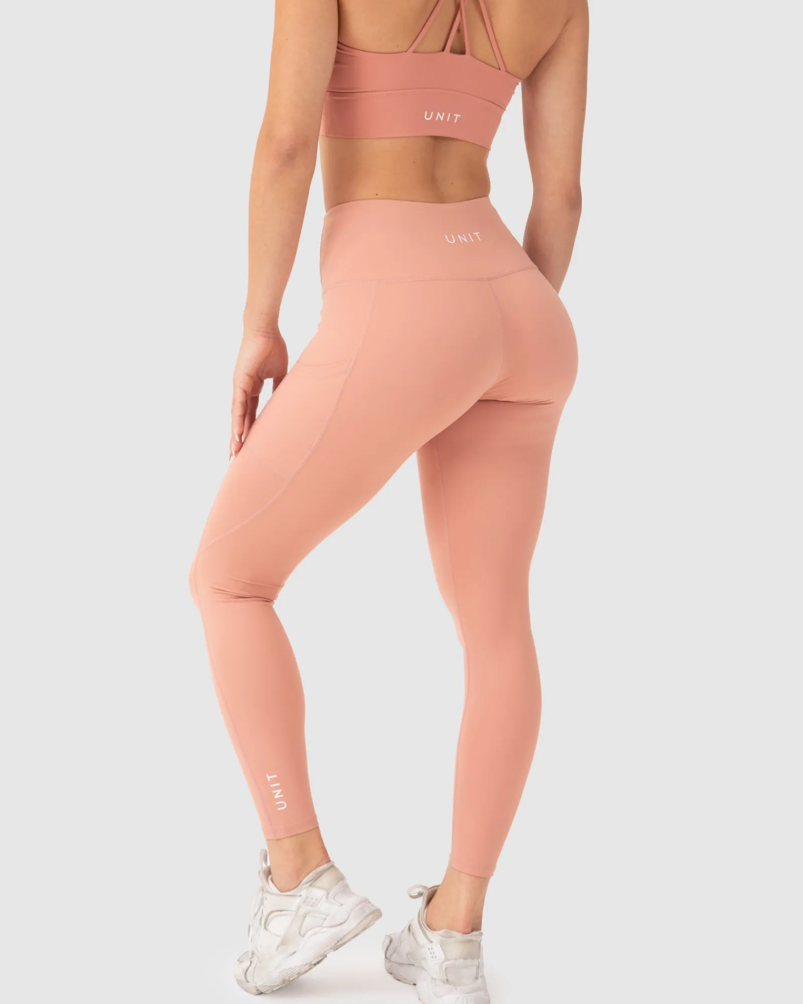 Unit Clothing UNIT Energy Ladies Active Leggings DUSTY ROSE Best