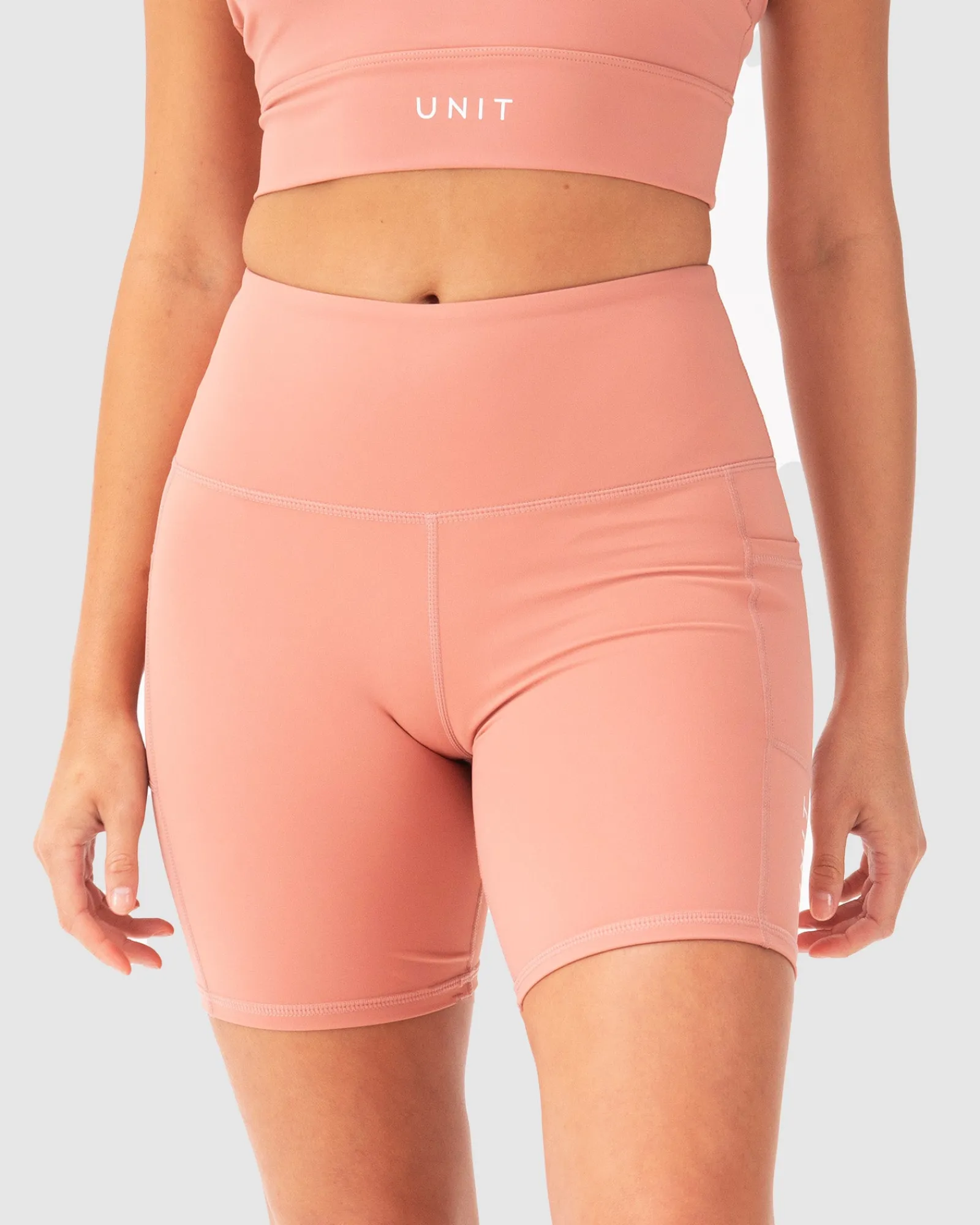 Unit Clothing UNIT Energy Ladies Sport Shorts DUSTY ROSE Cheap