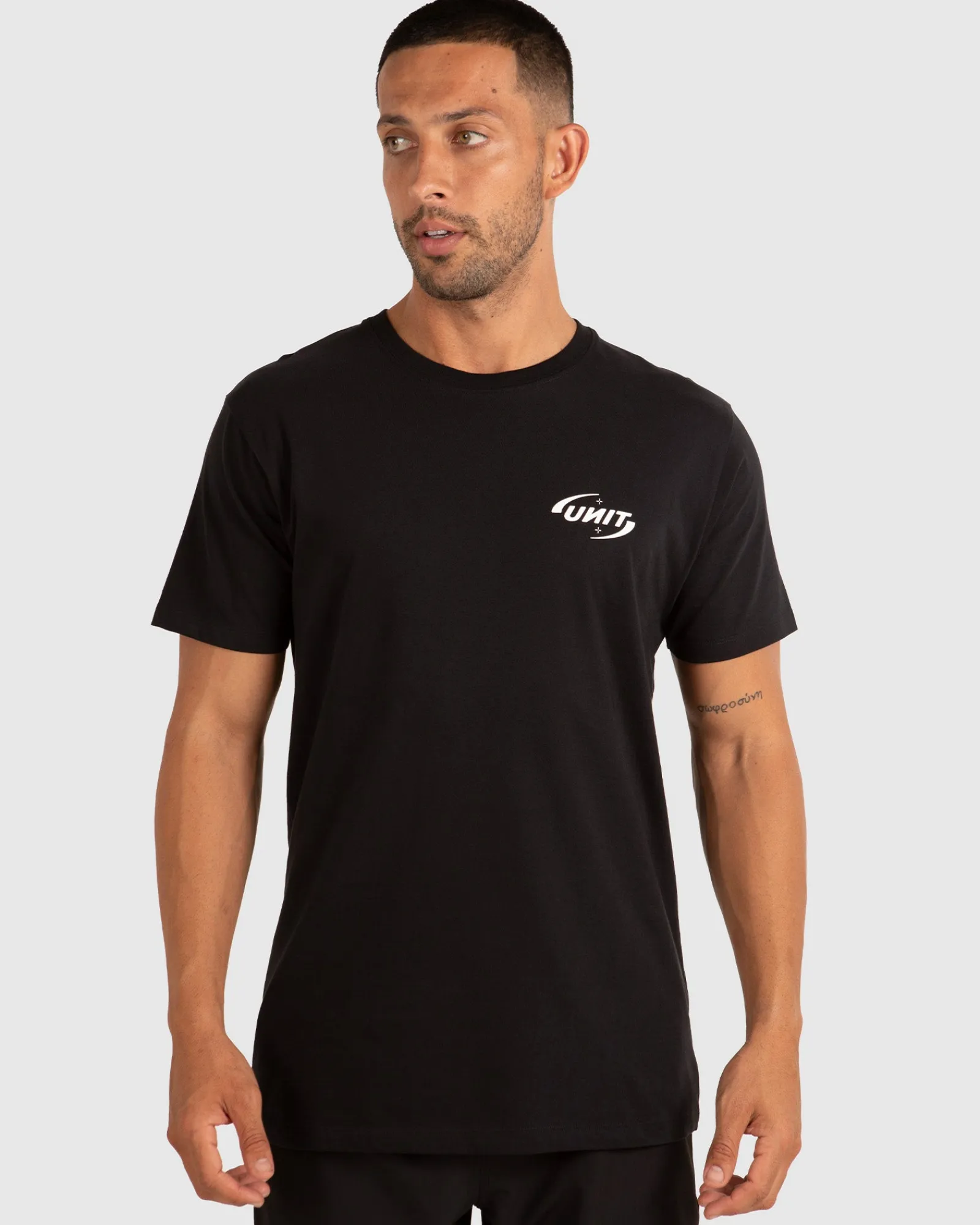 Unit Clothing UNIT Flare Mens T-Shirt BLACK Cheap