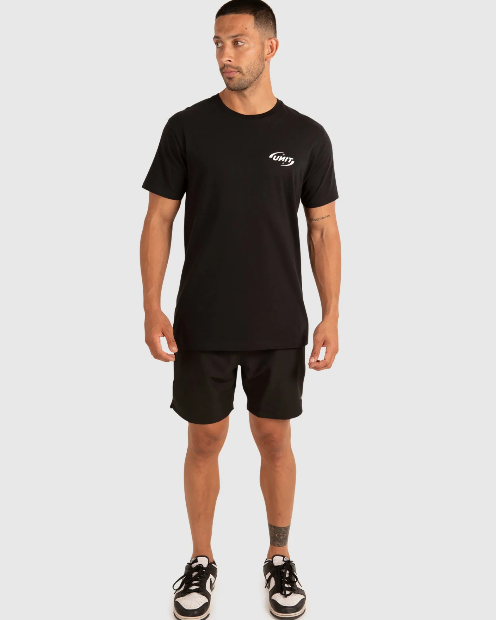 Unit Clothing UNIT Flare Mens T-Shirt BLACK Cheap