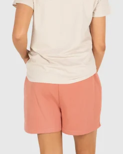 Unit Clothing UNIT Husky Ladies Fleece Shorts DUSTY ROSE Cheap