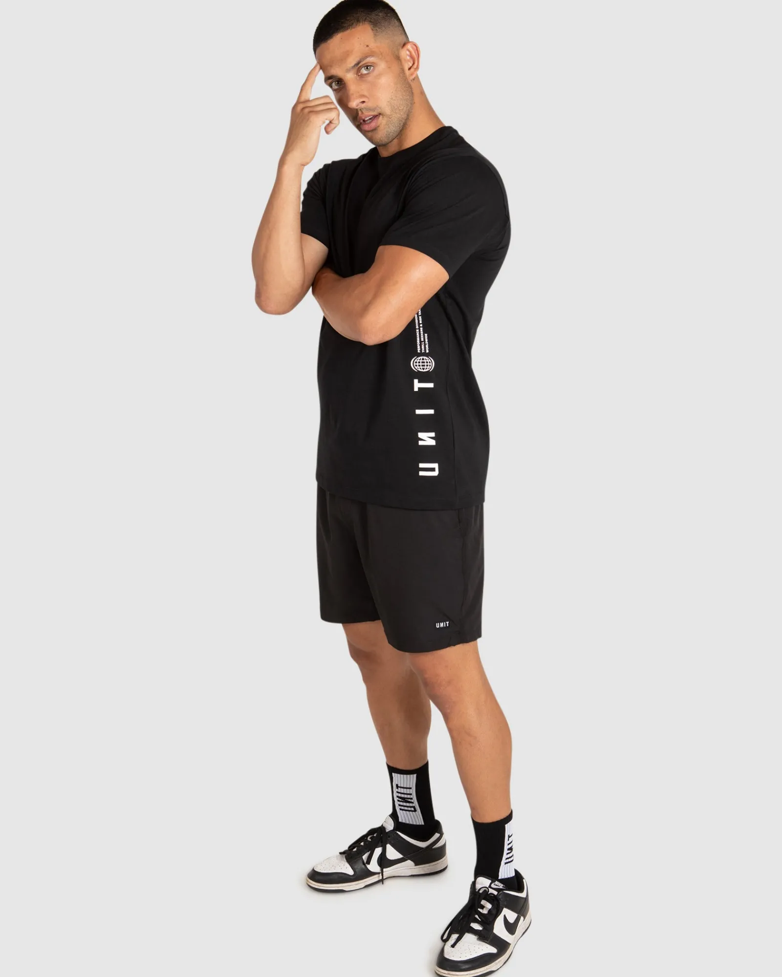 Unit Clothing UNIT Lab Mens T-Shirt BLACK Online