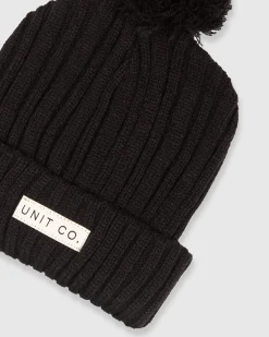 Unit Clothing UNIT Ladies Chill Beanie BLACK Sale