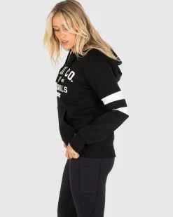 Unit Clothing UNIT Ladies College Pullover Hoodie BLACK Best Sale
