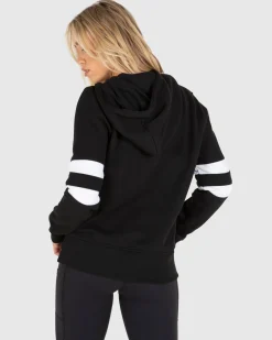 Unit Clothing UNIT Ladies College Pullover Hoodie BLACK Best Sale