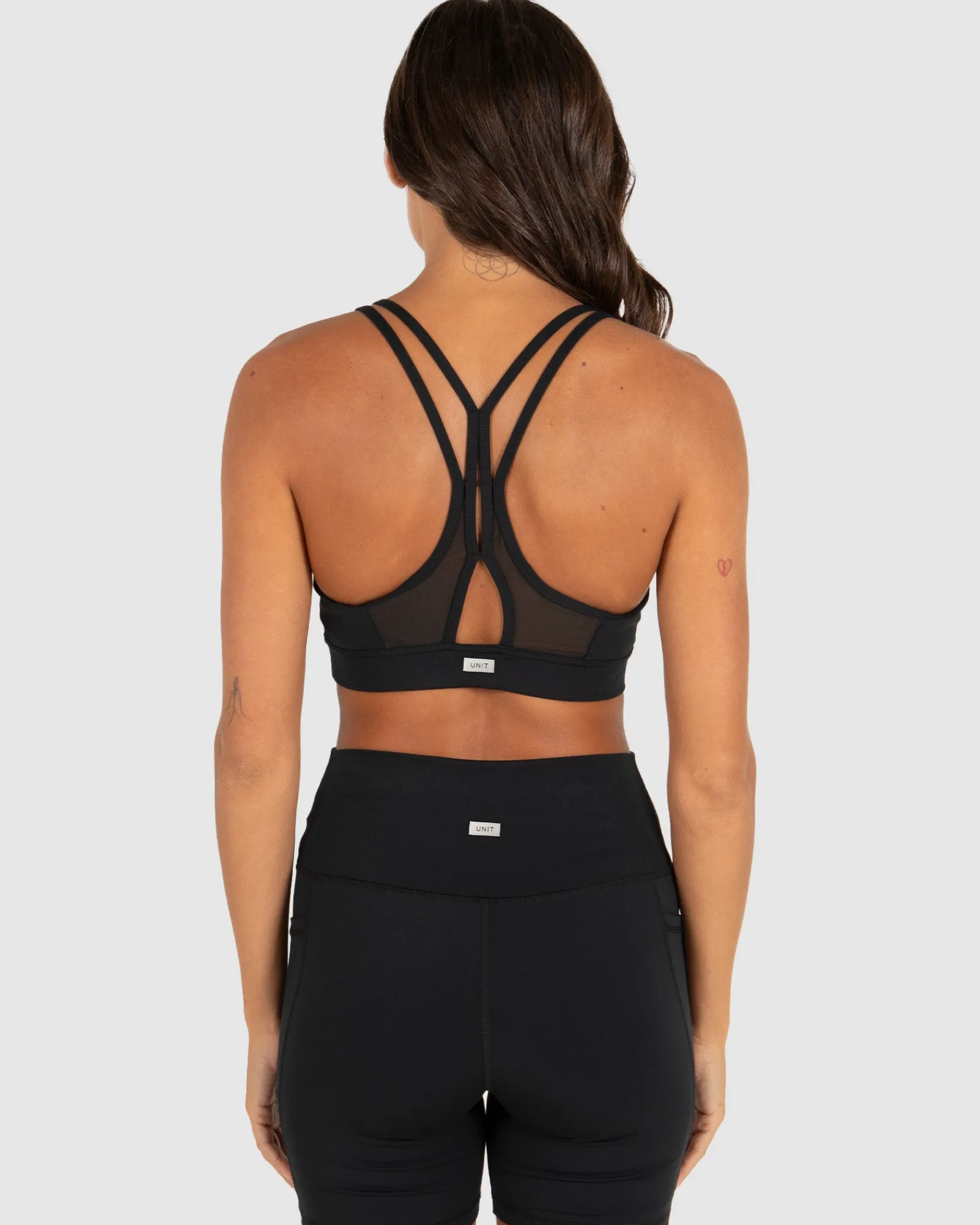 Unit Clothing UNIT Ladies Glide Tight Fit Padded Sport Bra New