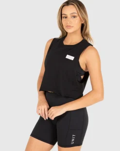 Unit Clothing UNIT Ladies Grand Cropped Muscle Tee Cheap