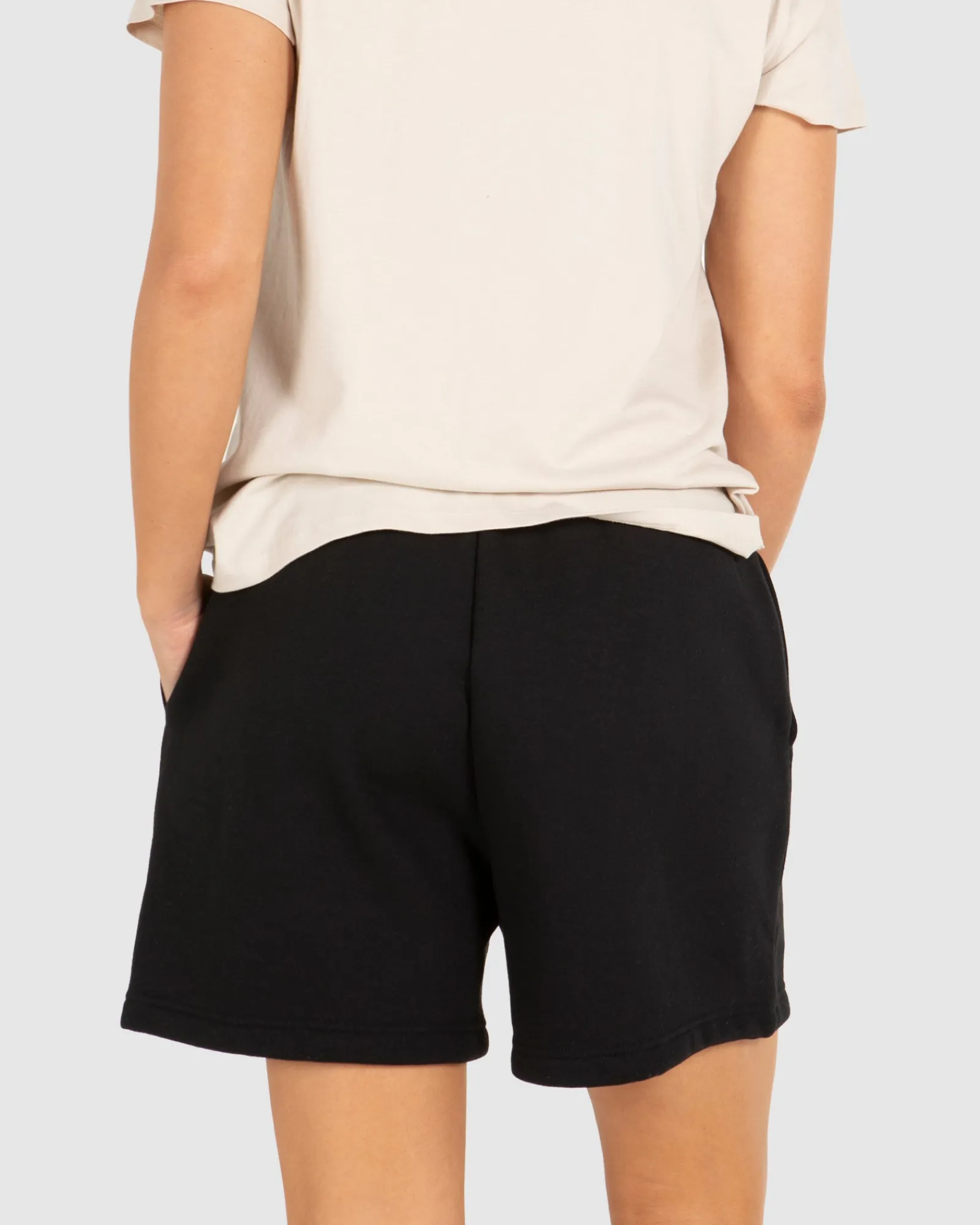 Unit Clothing UNIT Ladies Husky High Waist Fleece Shorts Outlet