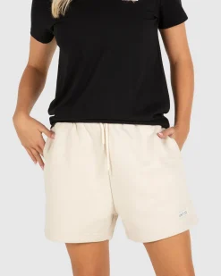 Unit Clothing UNIT Ladies Husky High Waist Fleece Shorts Outlet
