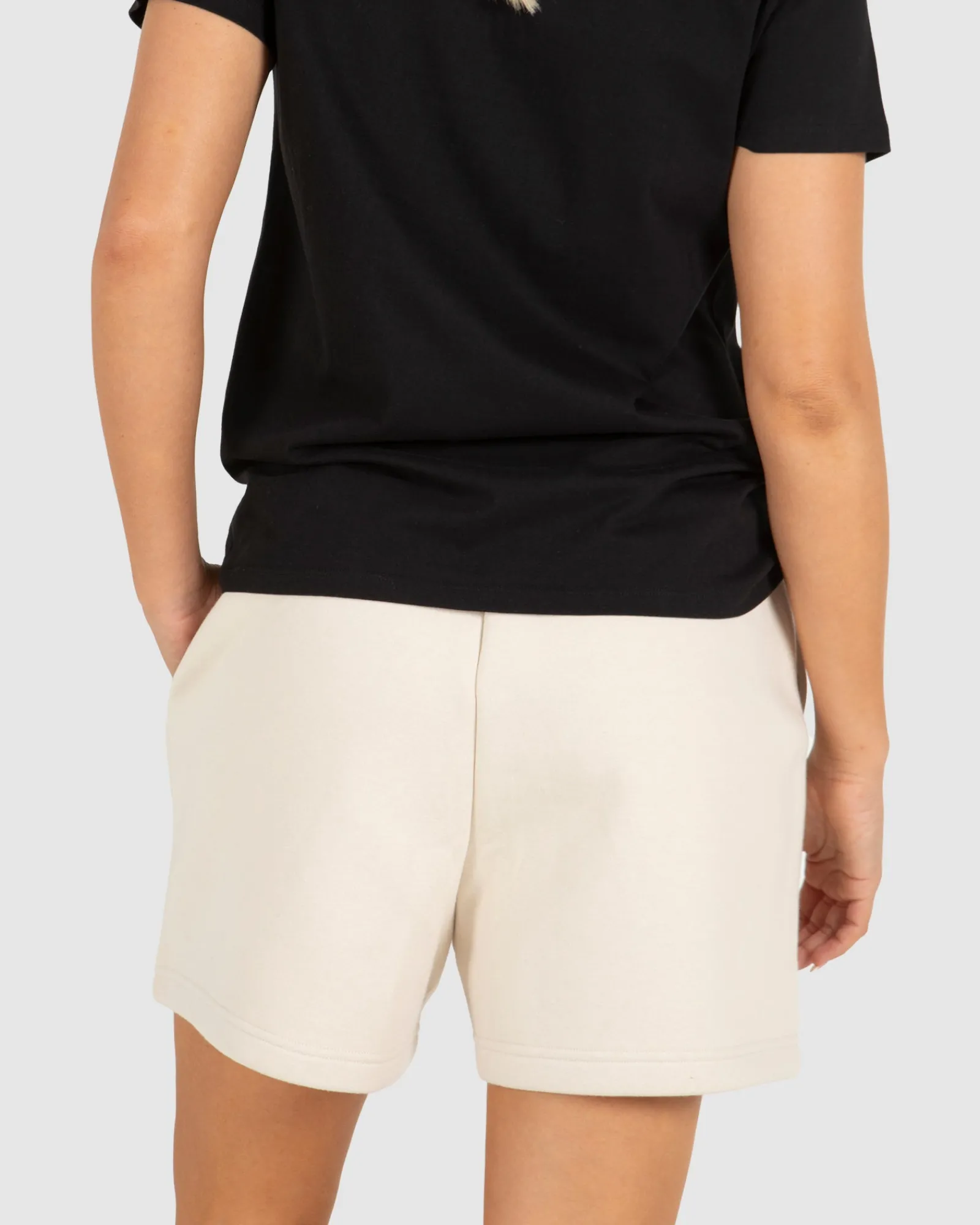 Unit Clothing UNIT Ladies Husky High Waist Fleece Shorts Outlet