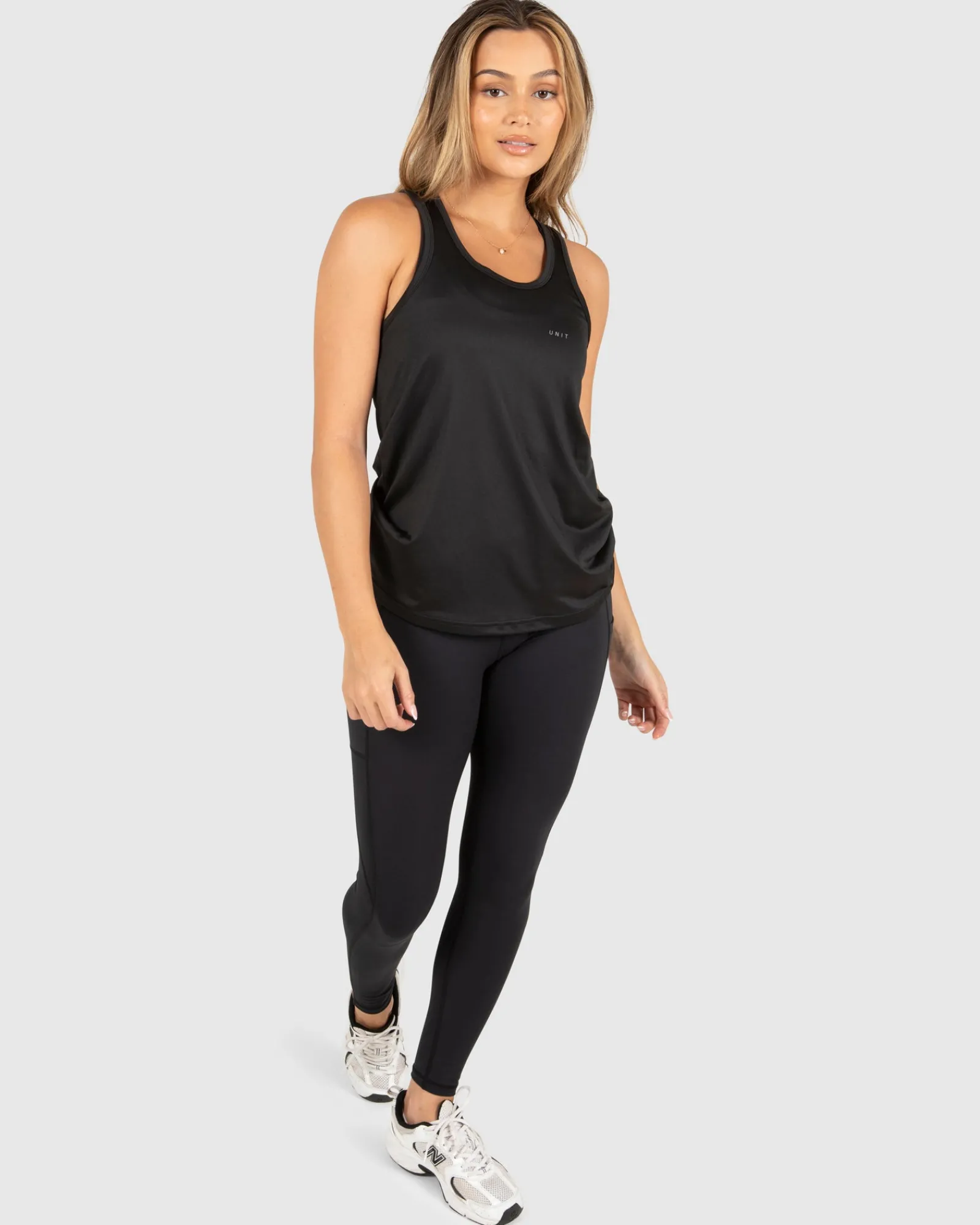 Unit Clothing UNIT Ladies Pro Flex Performance Singlet BLACK Flash Sale
