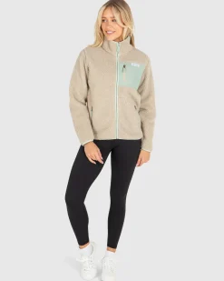 Unit Clothing UNIT Ladies Strike Zip Thru Jacket CEMENT Hot