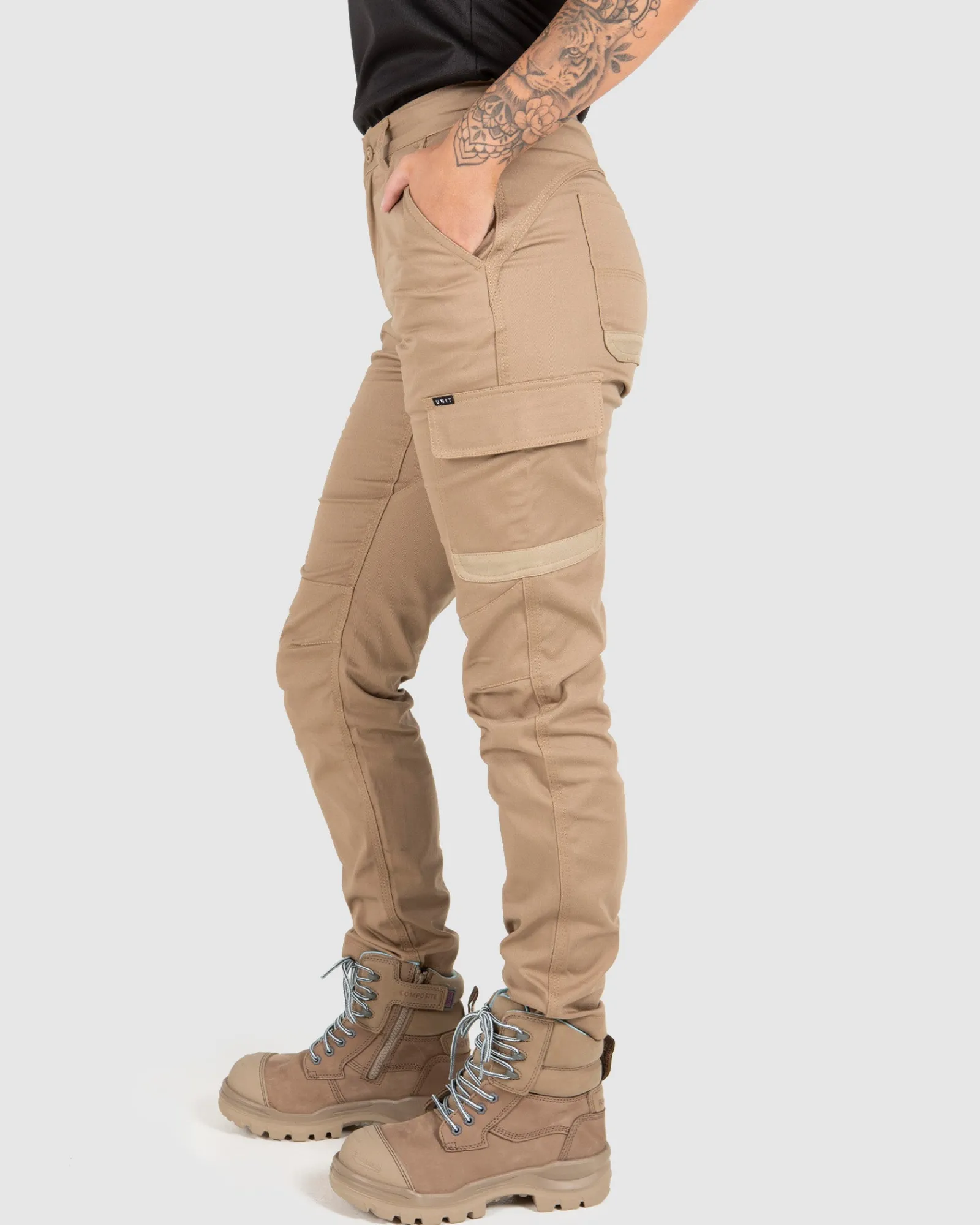Unit Clothing UNIT Ladies Workwear Staple Cargo Pants Cheap