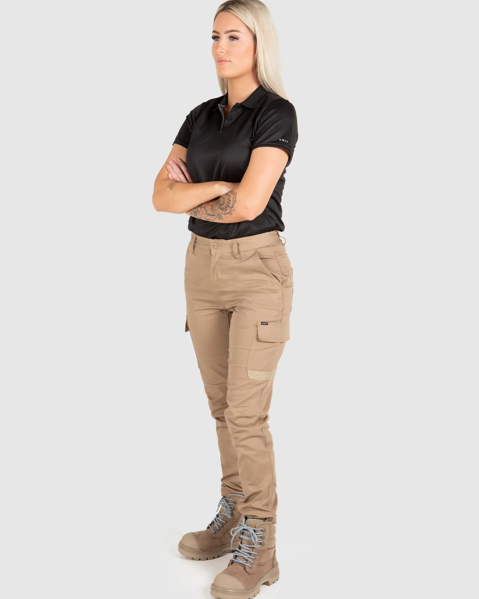 Unit Clothing UNIT Ladies Workwear Staple Cargo Pants Cheap