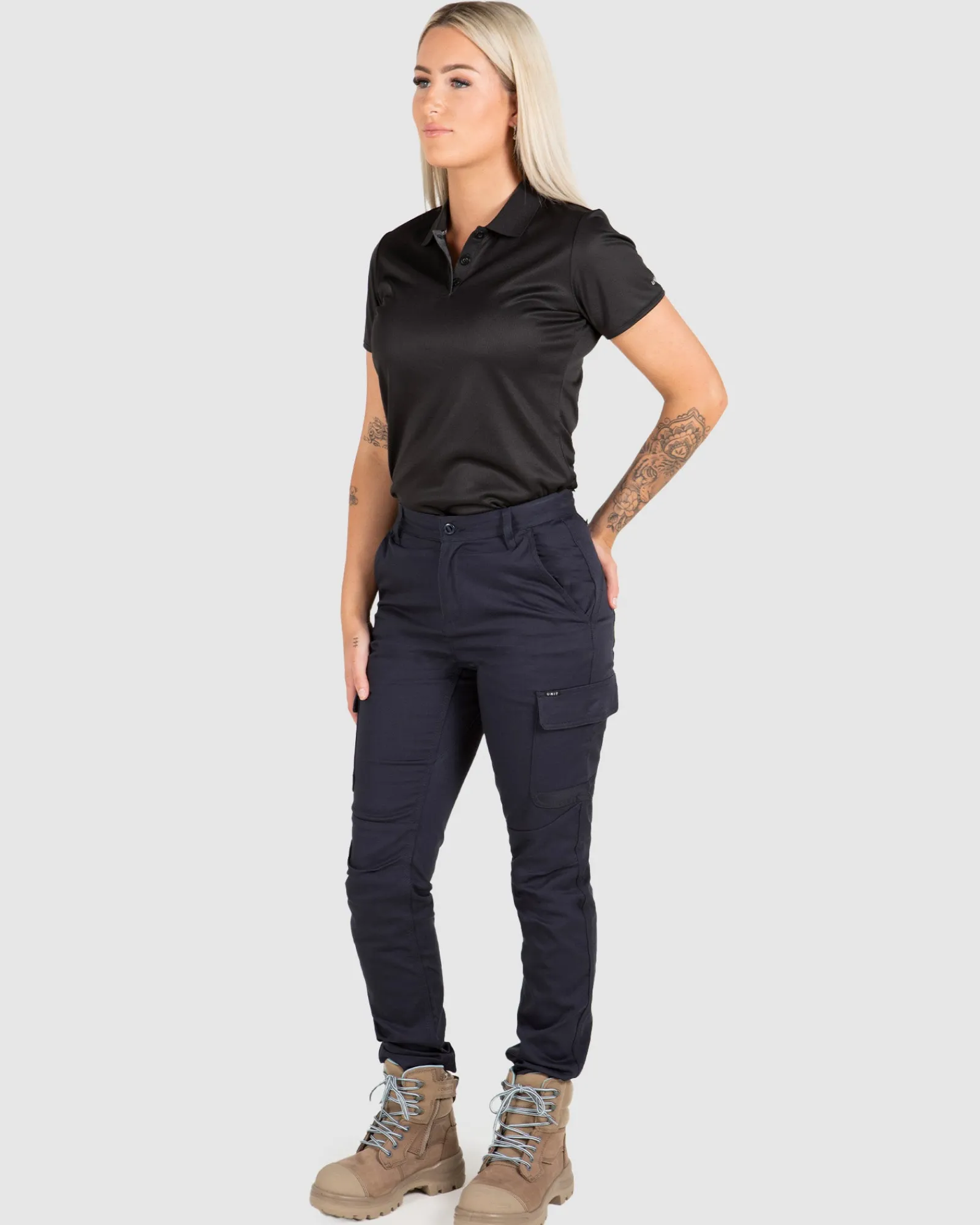 Unit Clothing UNIT Ladies Workwear Staple Cargo Pants Cheap