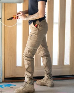 Unit Clothing UNIT Ladies Workwear Staple Cargo Pants Cheap