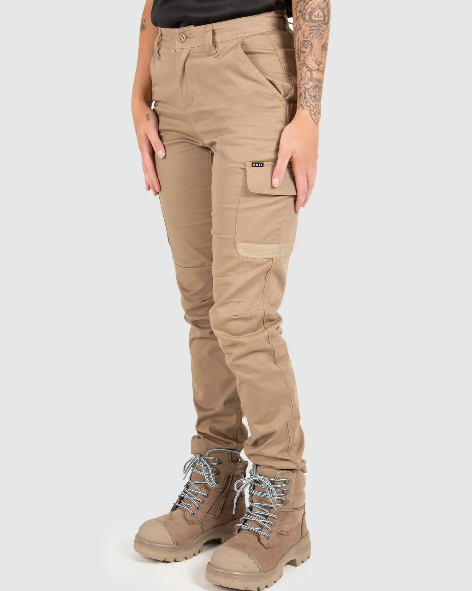 Unit Clothing UNIT Ladies Workwear Staple Cargo Pants Cheap
