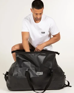 Unit Clothing UNIT Large Waterproof Duffle Bag - Summit BLACK Cheap