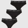 Unit Clothing UNIT Layer Ladies Briefs - 3 Pack BLACK Cheap