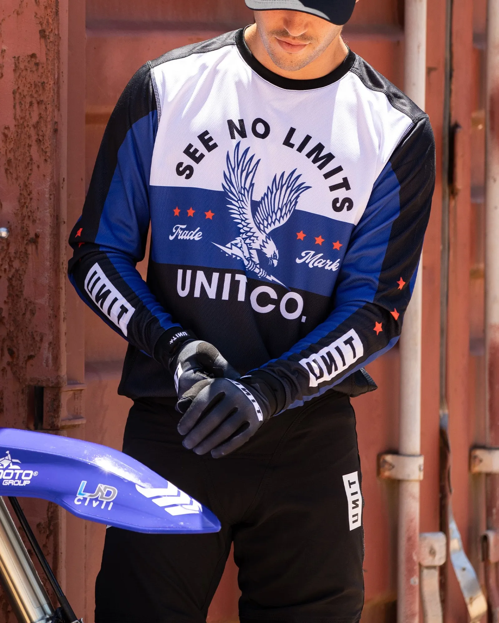 Unit Clothing UNIT Liberty Mens Riding Jersey MULTI New