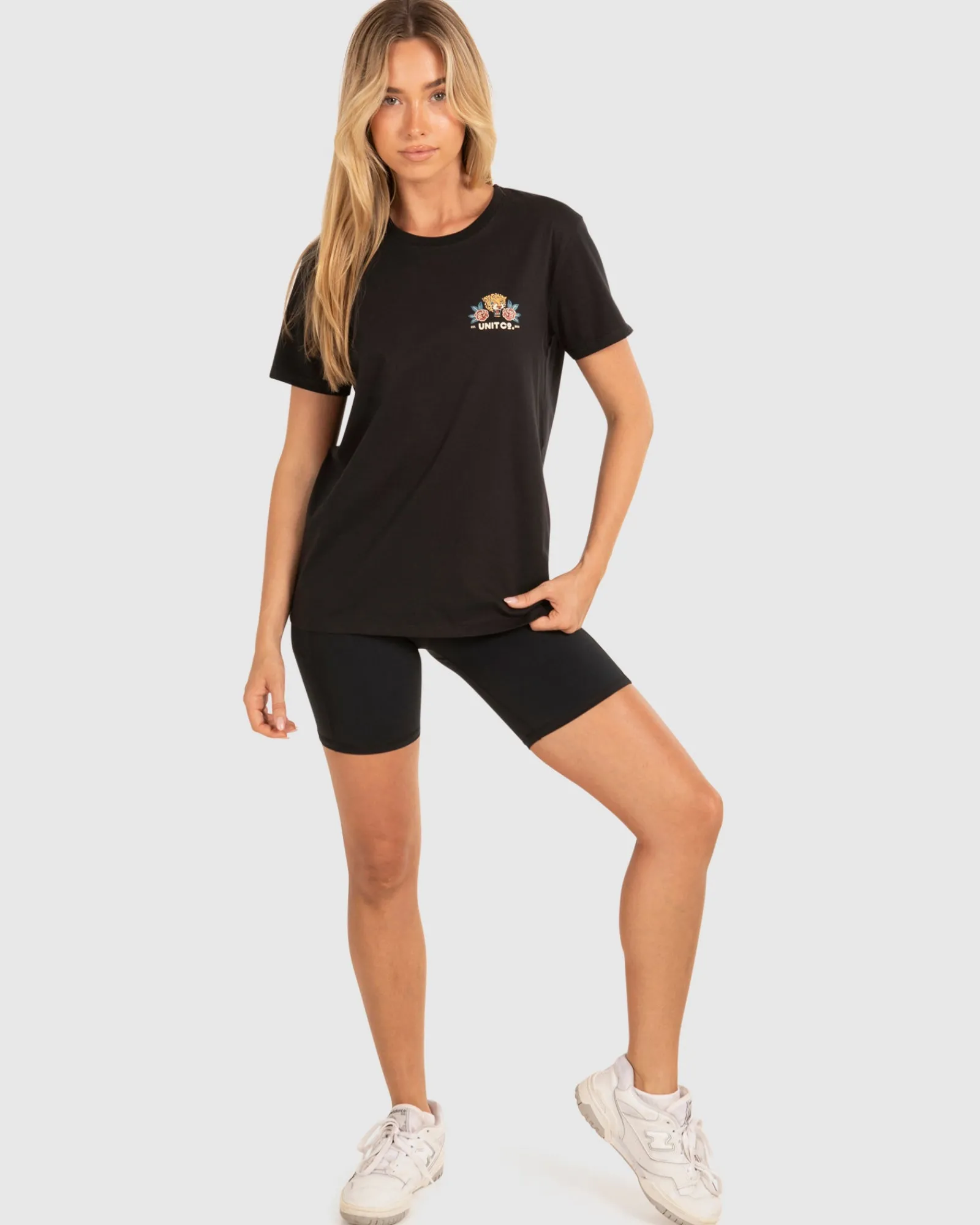Unit Clothing UNIT Luck Ladies T-Shirt BLACK Clearance