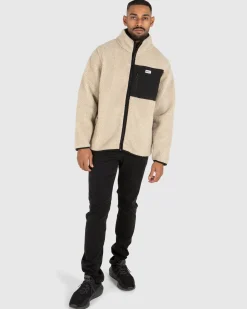 Unit Clothing UNIT Mens Claim Zip Thru Jacket CEMENT Hot