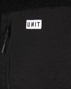 Unit Clothing UNIT Mens District Zip Thru Jacket BLACK Online