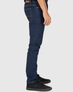 Unit Clothing UNIT Mens Elite Slim Fit Stretch Jeans Cheap