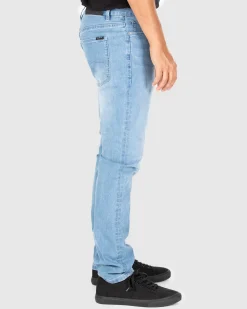 Unit Clothing UNIT Mens Elite Slim Fit Stretch Jeans Cheap