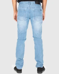 Unit Clothing UNIT Mens Elite Slim Fit Stretch Jeans Cheap