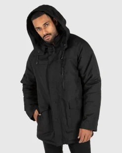 Unit Clothing UNIT Mens Eternal Weather Resistant Jacket BLACK Discount