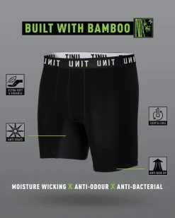 Unit Clothing UNIT Mens Everyday Bamboo Underwear BLACK Sale